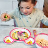 Picture of The First Years Disney Minnie Mouse Dinnerware Set - Toddler Plates and Toddler Utensils- 4 Piece Set