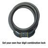 Picture of Master Lock Cable Lock, Set Your Own Combination Bike Lock, 6 ft. Long, Black, 8122D