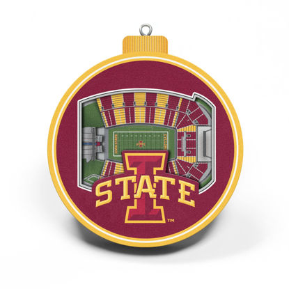 Picture of YouTheFan NCAA Iowa State Cyclones 3D StadiumView Ornament - Jack Trice Stadium