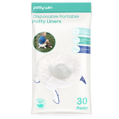 Picture of [30 Counts] Disposable Potty Liners Compatible with OXO Tot 2-in-1 Go Potty, Potty Refill Bags for Toddler Travel, Universal Potty Bags Fit Most Potty Chairs