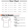 Picture of Summer 3/4 Sleeve T Shirt Landscape Painting Pattern Top for Womens Three Quarter Sleeve Pullover Round Neck Tee