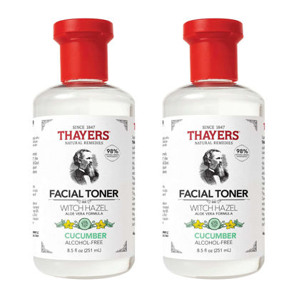 Picture of Thayers Alcohol-Free, Hydrating Cucumber Witch Hazel Facial Toner with Aloe Vera Formula, 8.5 Oz (Pack of 2)