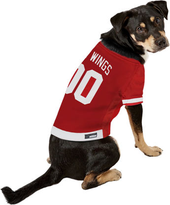 Picture of Pets First NHL Detroit Red Wings Jersey for Dogs & Cats, X-Small. - Let Your Pet Be A Real NHL Fan!