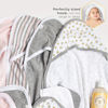 Picture of Burts Bees Baby Infant Hooded Towels Honey Bee Organic Cotton, Unisex Bath Essentials and Newborn Necessities, Soft Nursery Towel with Hood Set, 2-Pack Size 29 x 29 Inch