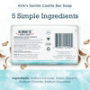 Picture of Kirk's Castile Bar Soap for Men, Women & Children - Made with Premium Coconut Oil, Sensitive Skin Formula- Vegan & Non GMO- Fragrance Free- 4 oz. Bars 6 Pack