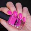 Picture of ILNP Pixel Pink - Vivid Pink Cream Nail Polish, Studio Color High Performance Color Coat