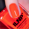 Picture of ILNP Turbocharged - Energizing Neon Orange Cream Nail Polish, Studio Color High Performance Color Coat