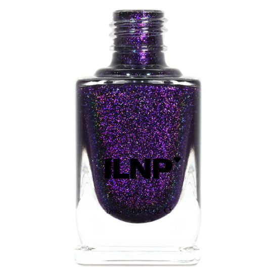 Picture of ILNP Guest List - Blackened Grape Holographic Nail Polish