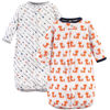 Picture of Hudson Baby Unisex Baby Cotton Long-Sleeve Wearable Sleeping Bag, Sack, Blanket, Foxes, 0-3 Months