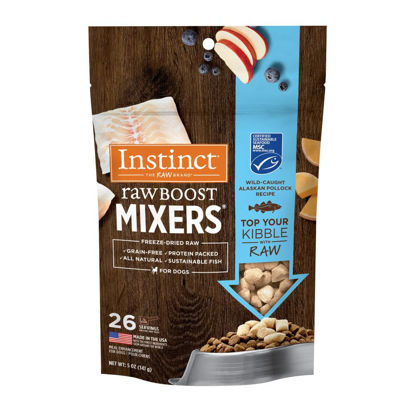 Picture of Instinct Raw Boost Mixers Freeze-Dried Dog Food Topper - Pollock, 5 Ounces