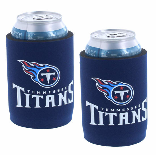 Picture of Football Can & Bottle Holder Insulator Beverage Huggie Cooler (Tennessee (Titans) - Can Holder 2-Pack)