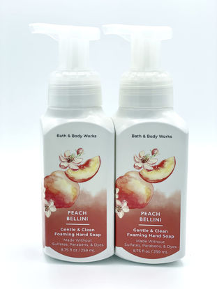 Picture of Bath and Body Works Gentle & Clean Foaming Hand Soap, 8.75 fl. oz. (Peach Bellini, 2-Pack)