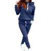 Picture of TTBDWiian Womens Sweatsuits 2 Piece Set Fall 2 Piece Sweatshirt Set Casual Pullover Top and Sweatpants Tracksuit Lounge Outfits