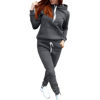 Picture of TTBDWiian Womens Sweatsuits 2 Piece Set Fall 2 Piece Sweatshirt Set Casual Pullover Top and Sweatpants Tracksuit Lounge Outfits