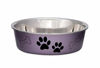 Picture of Loving Pets - Bella Bowls - Dog Food Water Bowl No Tip Stainless Steel Pet Bowl No Skid Spill Proof (Extra Large, Grape Purple)