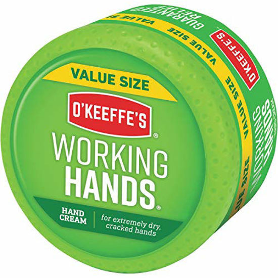 Picture of O'Keeffe's Working Hands Hand Cream Value Size, 6.8 ounce Jar, (Pack of 1) & Lip Repair SPF 35 Lip Balm Stick, (Pack of 1)