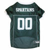 Picture of Pets First NCAA College Michigan State Spartans Mesh Jersey for DOGS & CATS, Medium. Licensed Big Dog Jersey with your Favorite Football/Basketball College Team