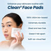 Picture of Clean Skin Club Clean² Pads 2.0 [NEW & IMPROVED EDGES] Guaranteed Not to Shed & Tear, Unique Triple Layers, Textured Side & Ultra Soft Side, Organic Disposable Cotton, Pair with Makeup Remover 2 pack