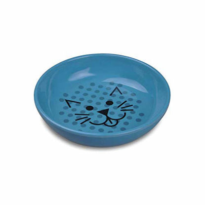 Picture of Cat Dish, 8 Ounce, Assorted Colors, Pacific Blue, Single Dish