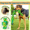 Picture of Dog Chew Toys for Aggressive Chewers, Indestructible Dog Toys for Large Dogs Aggressive Chewers, Tough Puppy Teething Chew Toys for Boredom, Dog Rope Toys for Medium to Large Breed, Tug of War Dog Toy