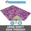 Picture of Drymate Original Cat Litter Mat, Contains Mess from Box for Cleaner Floors, Urine-Proof, Soft on Kitty Paws -Absorbent/Waterproof- Machine Washable, Durable (USA Made) (20”x28”)(Good Medicine Plum)