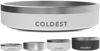 Picture of Coldest Dog Bowl - Anti Rust Metal & Non Slip Dog Bowls Large, Spill Proof Heavy Duty 3 Layers Insulated Dog Bowl - Food and Water Bowl for Dogs, Cats & Pets, Dishwasher Safe (21 oz, Epic White)