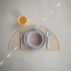 Picture of mushie Round Dinnerware Plates for Kids | Made in Denmark, Set of 2 (Soft Lilac)