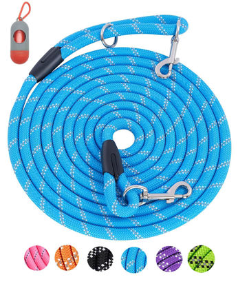 Picture of Long Dog Leash for Dog Training 20FT, Heavy Duty Dog Lead for Large Medium Small Dogs Outside Walking, Playing, Camping, or Yard, Blue