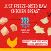 Picture of Stella & Chewy's Freeze-Dried Raw Single Ingredient Chicken Breast Treats, 2.75 oz. Bag