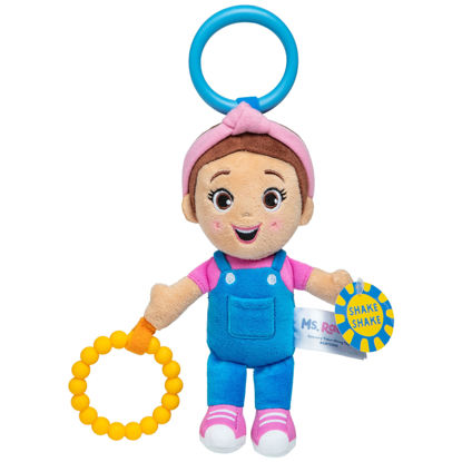 Picture of Ms. Rachel Official Sensory Take-Along Toy, Baby Swing & Baby Stroller Teething Toys with Rattle & Clip, Toddler Toys for Girls & Boys for Ages 0-1+