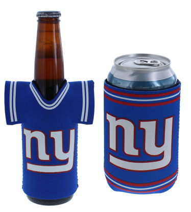 Picture of Football Can & Bottle Holder Insulator Beverage Huggie Cooler (New York (Giants) - Jersey/Logo)