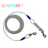 Picture of Petest 25ft Reflective Tie-Out Cable with Buffer Spring for Large Dogs Up to 90 Pounds