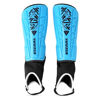 Picture of Vizari Malaga Soccer Shin Guards with Adjustable Straps - Blue/Black, X-Small | Lightweight PP Shell Shinpads for Enhanced Protection | EVA Foam Padded for Better Suport & Comfort