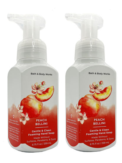 Picture of Bath and Body Works 2 Pack Foaming Hand Soap Peach Bellini. 8.75 Oz