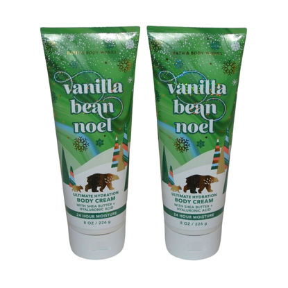 Picture of Bath & Body Works Ultimate Hydration Body Cream Pack of 2 (Vanilla Bean Noel),8.0 fluid_ounces