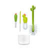 Picture of Boon Cacti Bottle Cleaning Brush Set - Includes Bottle Brush, Nipple Brush, Detail Brush, and Straw Brush - Baby Bottle Brush Set for Bottle Drying Rack - Baby Essentials - 4 Count