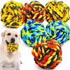 Picture of SHARLOVY Dog Chew Toys for Aggressive Chewers, Dog Balls for Large Dogs, Heavy Duty Dog Toys with Tough Twisted, Dental Cotton Dog Rope Toy for Medium Dogs, 6 Pack Indestructible Chew Toys