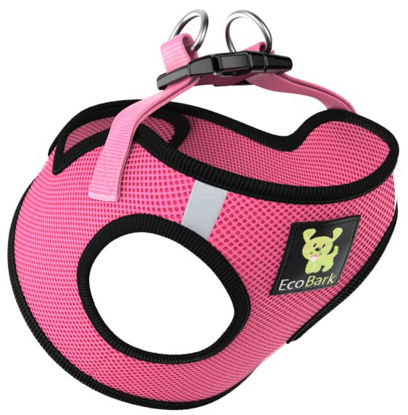 Picture of EcoBark Step in Dog Harness Reflective Soft Ultra Padded Mesh Dog Harnesses for XXS, XS, Small, and Medium Dogs Eco-Friendly Comfort Secure Halter No Pull Adjustable Pet Vest