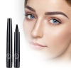 Picture of Magic Eyebrow Pencil, Upgraded 3D Waterproof Microblading Eyebrow Pencil Contouring Pen, 4 Tipped Precise Brow Pen, Natural Fine Stroke Microblading Eyebrow Pencil (A-Black)