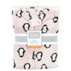 Picture of Hudson Baby Unisex Baby Plush Sleeping Bag, Sack, Blanket, Sleeveless Pink Penguin, 0-6 Months