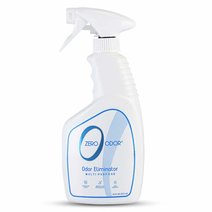 Picture of Zero Odor - Multi-Purpose Odor Eliminator - Air & Surface Odor - Patented Technology for Bathroom, Kitchen, Fabric, Closet- Smell Great Again, 16oz