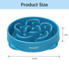 Picture of MateeyLife Large Slow Feeder Dog Bowls, Anti-Choking Puzzle Dog Food Bowls, Non Slip Interactive Dog Feeding Bowls Slow Down Eating, Bloat Stop Maze Dog Dishes Dog Feeder for Large Breeds DarkBlue