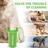 Picture of dog paw cleaner big green