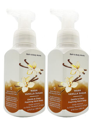 Picture of Bath and Body Works Gentle Foaming Hand Soap 8.75 Oz, 2 Pack (Warm Vanilla Sugar)