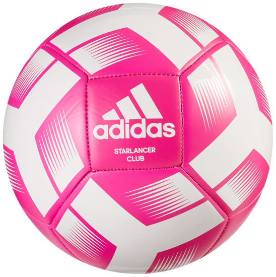 Picture of adidas Unisex-Adult Starlancer Club Ball, Team Shock Pink/White, 3