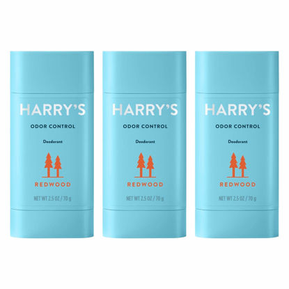 Picture of Harry's Men's Deodorant - Odor Control Deodorant - Aluminum-Free - Redwood (3 Count)