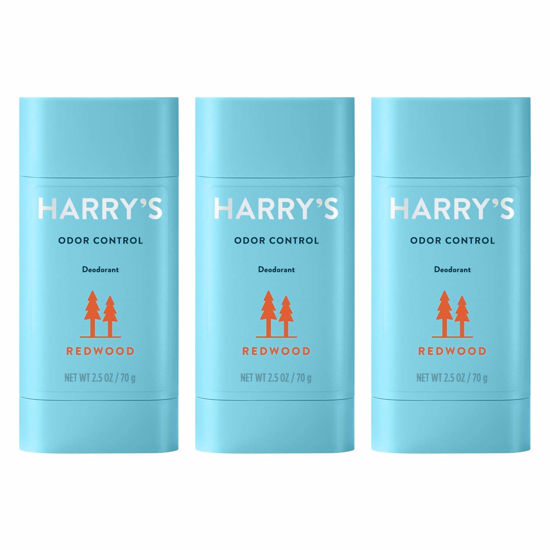 Picture of Harry's Men's Deodorant - Odor Control Deodorant - Aluminum-Free - Redwood (3 Count)