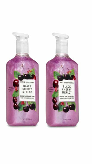 Picture of Bath and Body Works Black Cherry Merlot Deep Cleansing Hand Soap (Pack of 2)