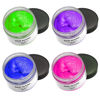 Picture of Temporary Hair Color Chalk For Kids, Hair Wax Color For 4 5 6 7 8 9 Year Old Girl Gifts, Birthday,Party, Cosplay DIY, Children's Day, Halloween, Christmas (4, Pink Purple Blue Green)