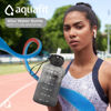 Picture of AQUAFIT 40 oz Water Bottle with Time Marker - Straw & Chug Lid - Big Water Bottle with Straw - BPA Free Gym Water Bottle with Handle - Gallon Water Jug (40 oz, Hazy Day)